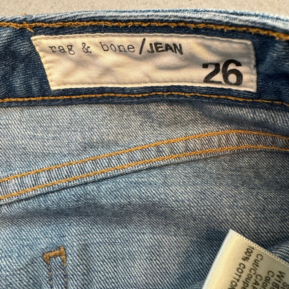 Rag & Bone Button Front Denim Mini Skirt Size 26 - Picture 5 of 8